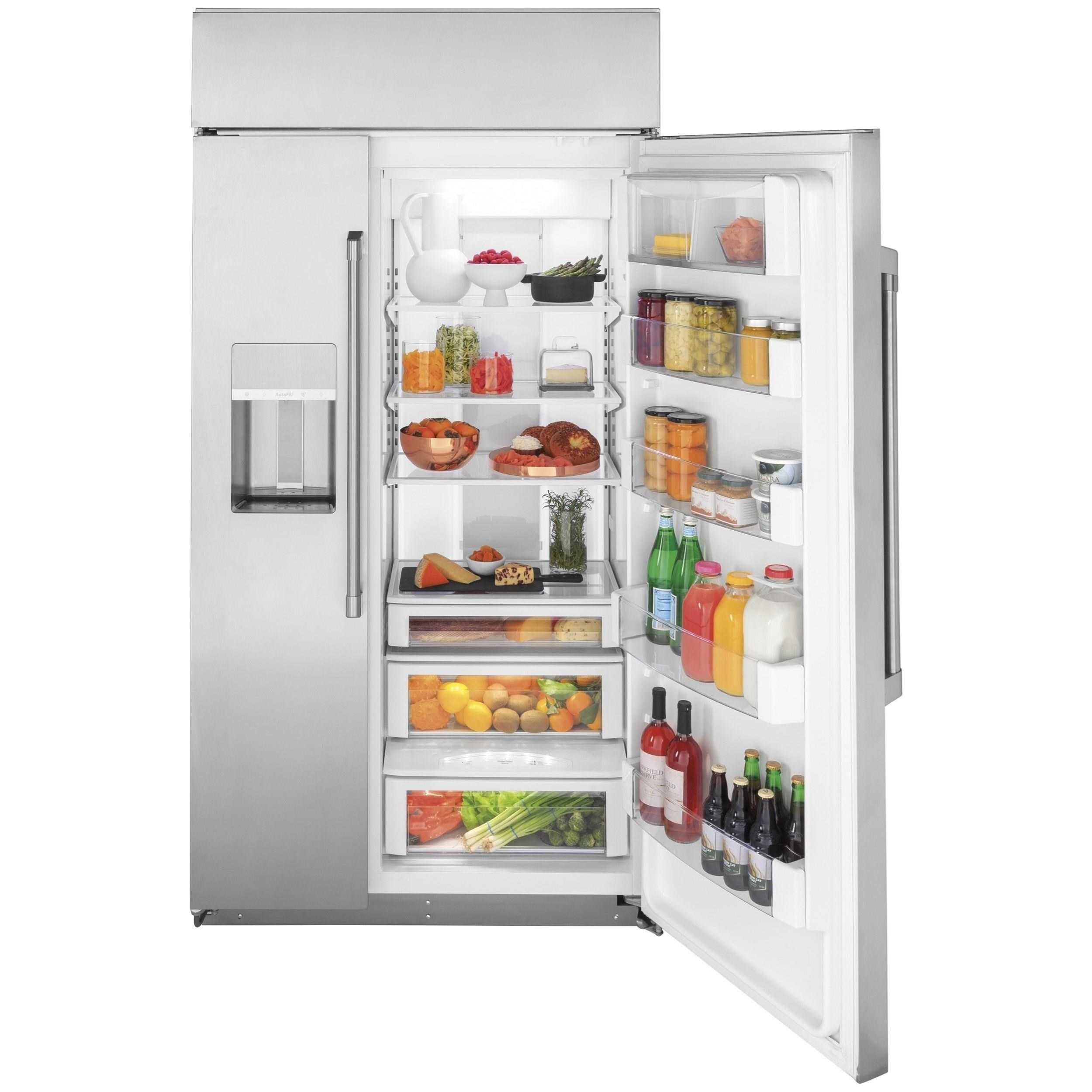 GE Appliances Cafe´™ 42" Smart BuiltIn SidebySide Refrigerator with Dispenser Sheely's